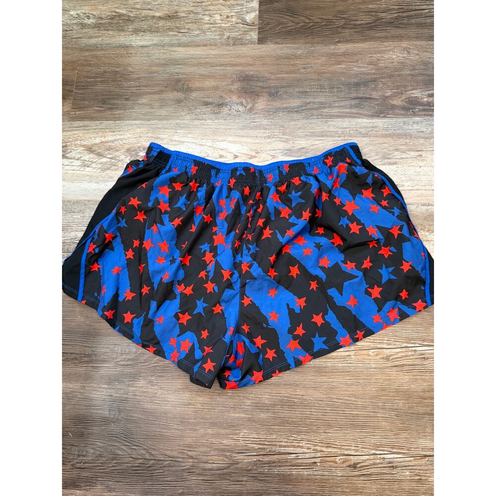 Nike Women's Americana 10K lined running shorts size 2XL in red white blue black